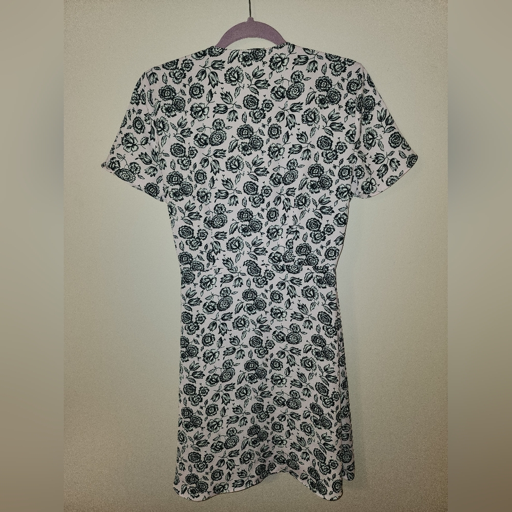 J. Crew Pink and Black Floral Dress - Picture 5 of 6